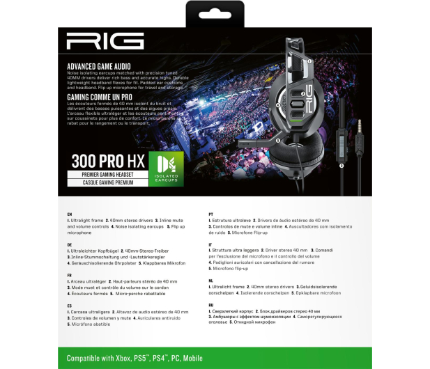 Nacon RIG300PROHX - czarne - 1117993 - zdjęcie 4
